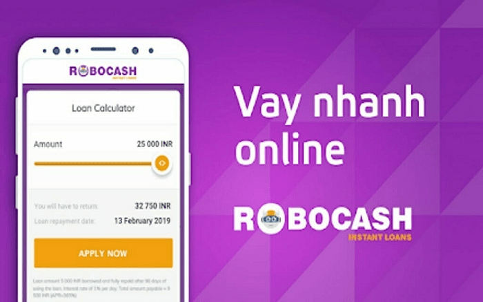 Robocash - Vay trực tuyến chuyển khoản ngay