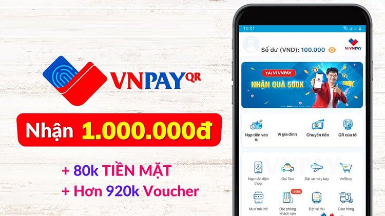 VNPay – App liên kết thẻ ngân hàng nhận tiền